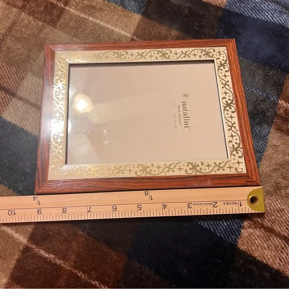 Natalini italian Brown and Cream Photo Frame - Picture 6 of 8